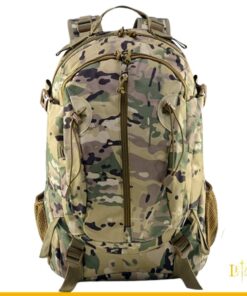 Mochila táctica Forest 35L - Tres cierres frontales, sistema Molle - Modelo N°4