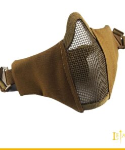 Máscara táctica Airsoft Media Cara - Malla frontal