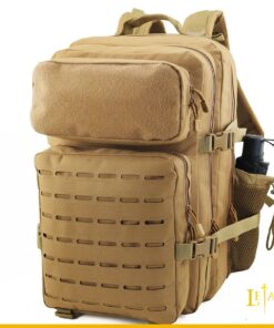 Mochila táctica Molle 45L - Velcro frontal, corte láser 900D - Modelo N°1