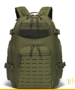 Mochila táctica Senderismo 45L - Sistema Molle, corte láser y velcro - Modelo N°3