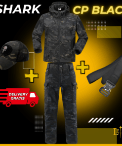 COMBO TACTICO SHARK CP BLACK ESDY