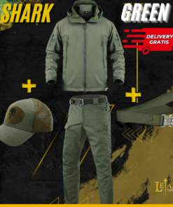 COMBO TACTICO SHARK GREEN ESDY